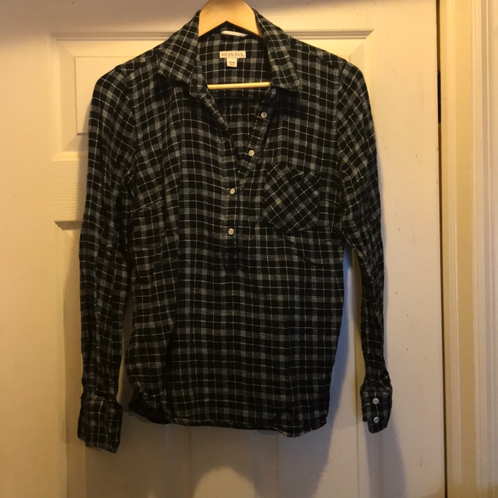 Black and White flannel